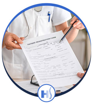 Patient Form at Harborside Sport & Spine in Jersey City, NJ