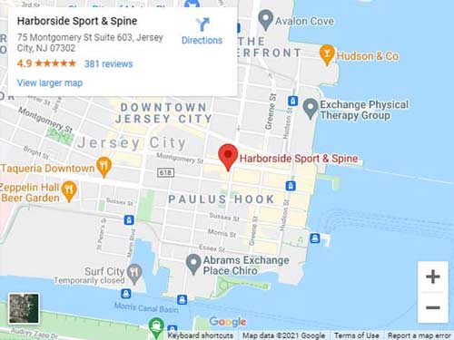 Get Directions to Harborside Sport & Spine in Jersey City, NJ Get Directions to Harborside Sport & Spine in Jersey City, NJ